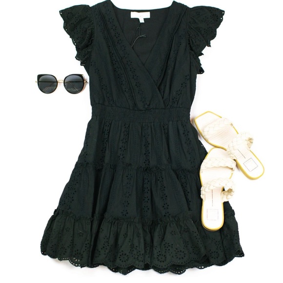 Pinch Dresses & Skirts - Black dress,Flora lace details,new with tags